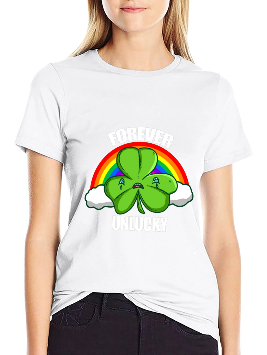 Forever Unlucky Shamrock T-Shirt