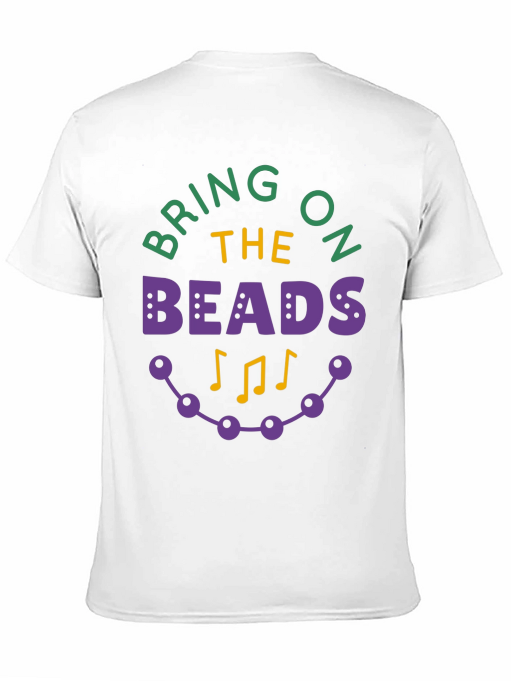 Mardi Gras Bring on the Beads Graphic T-Shirt