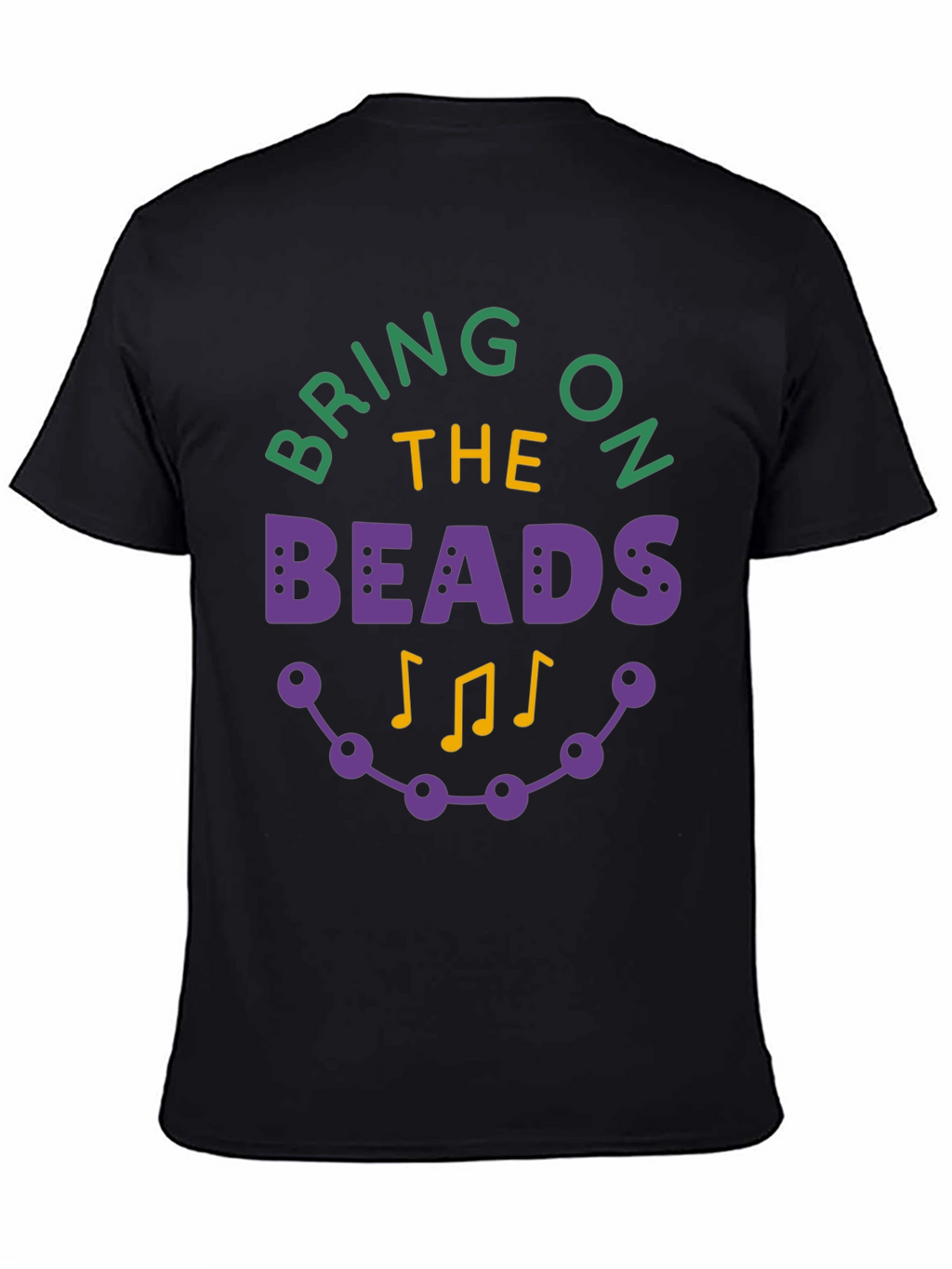 Mardi Gras Bring on the Beads Graphic T-Shirt