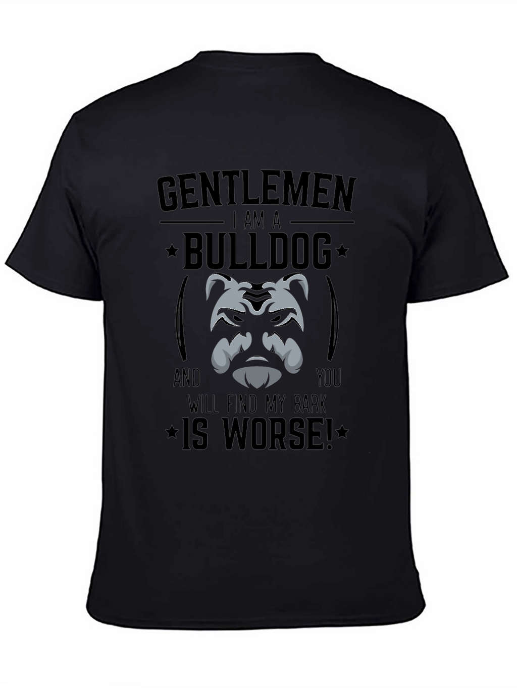 Gentlemen Bulldog Graphic T-Shirt