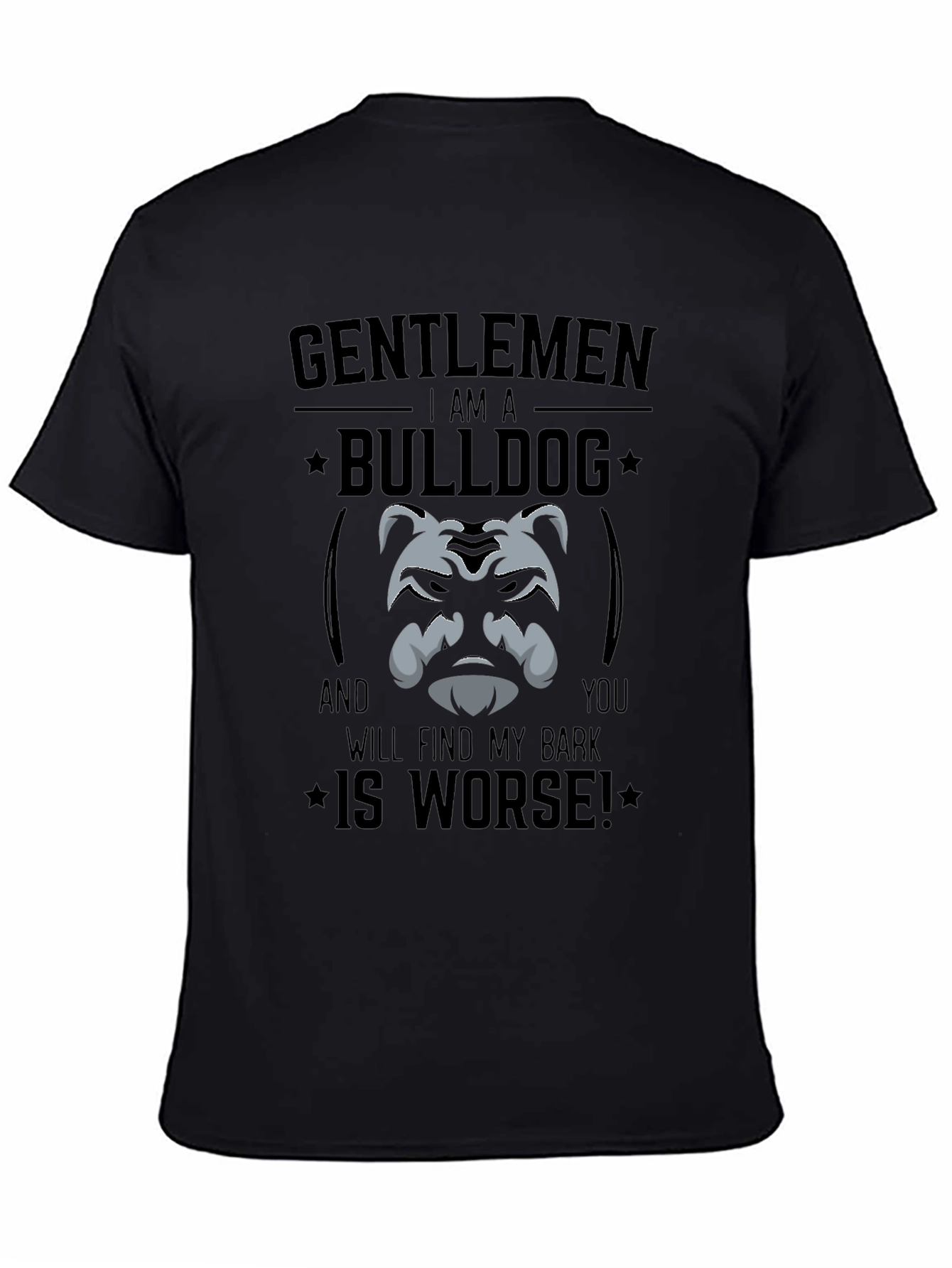 Gentlemen Bulldog Graphic T-Shirt