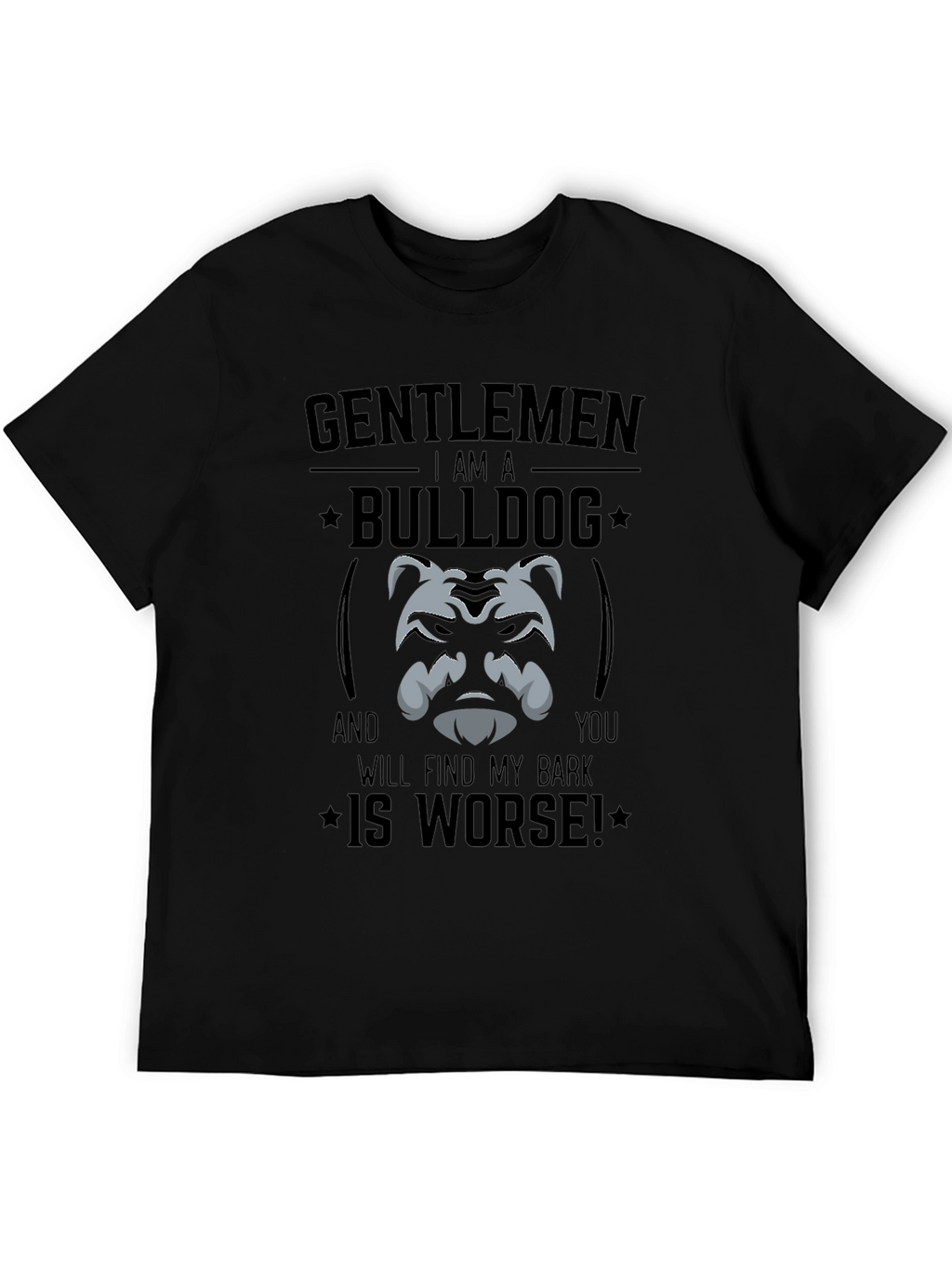 Gentlemen Bulldog Graphic T-Shirt