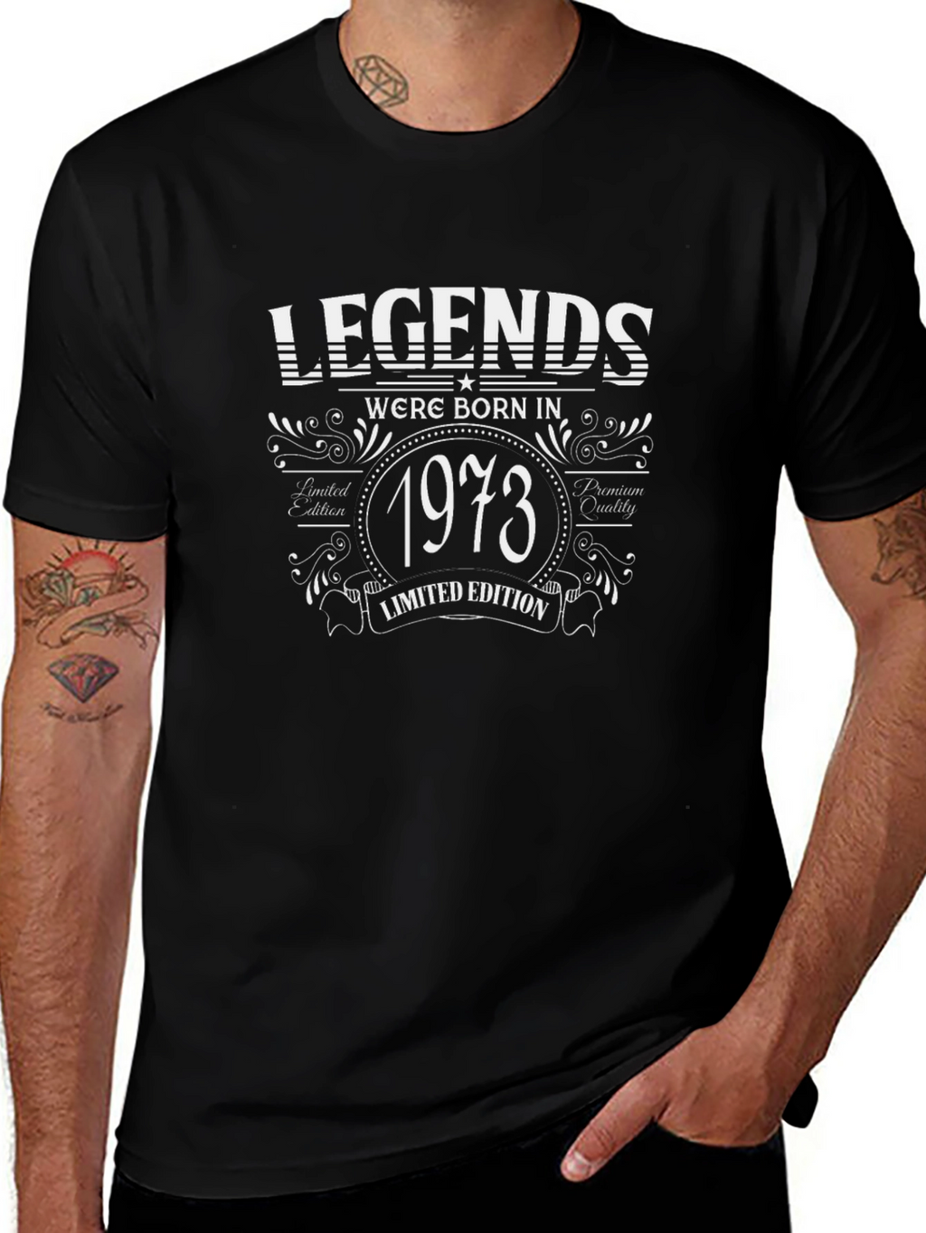 Legends Born in 1973 T-Shirt - Limited Edition