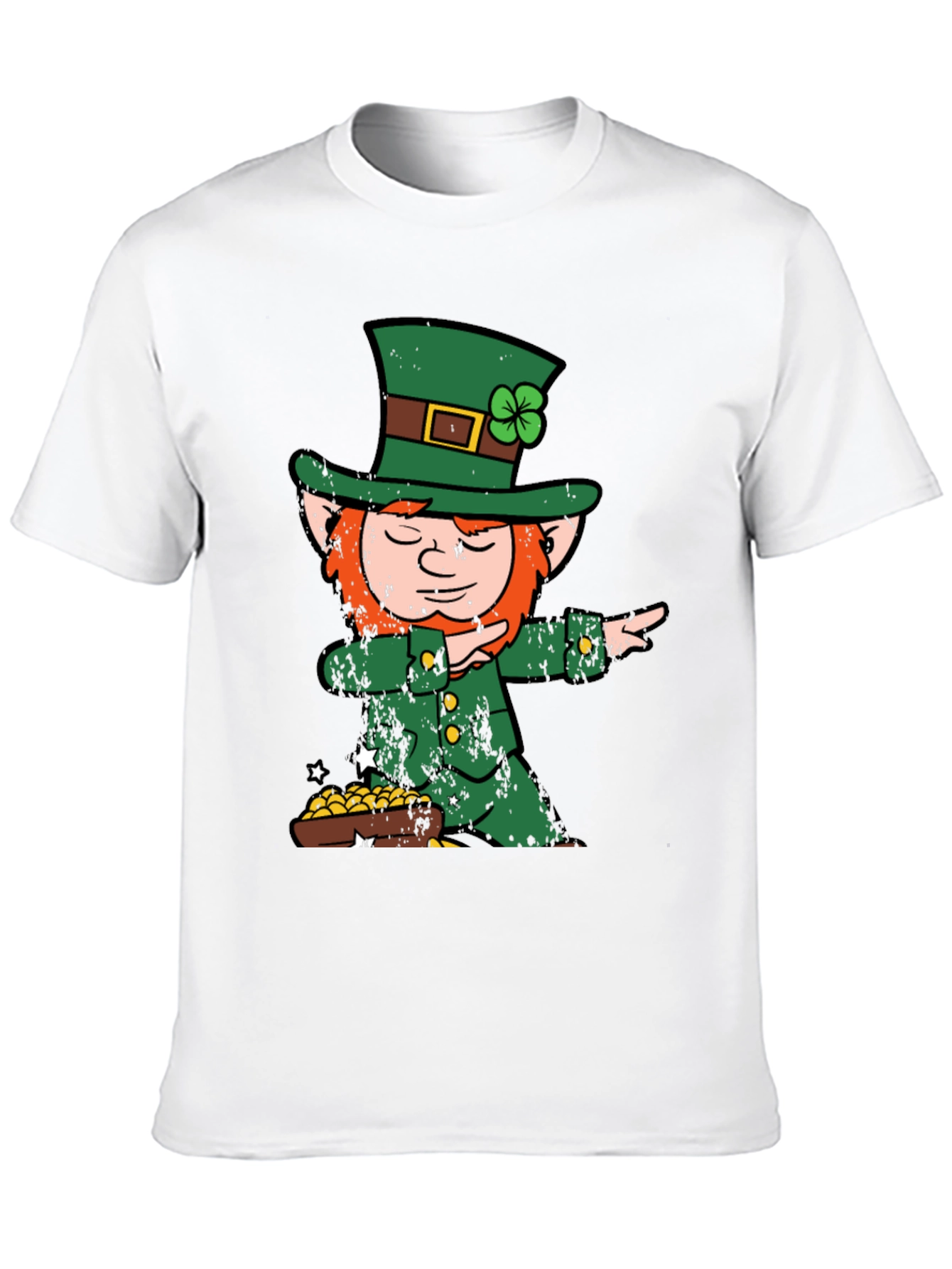 St. Patricks Day Leprechaun Dabbing T-Shirt