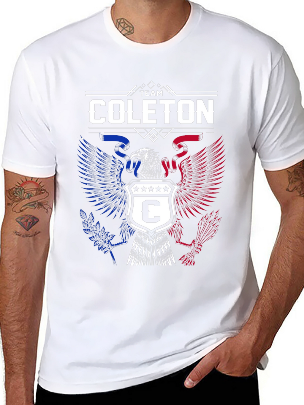 Team Coleton Eagle Crest Graphic Tee