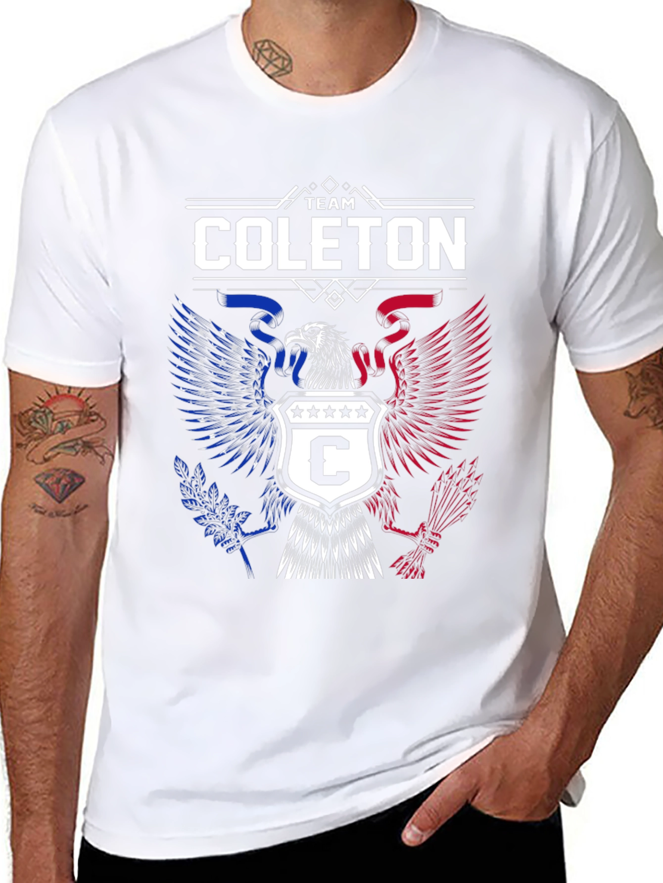 Team Coleton Eagle Crest Graphic Tee