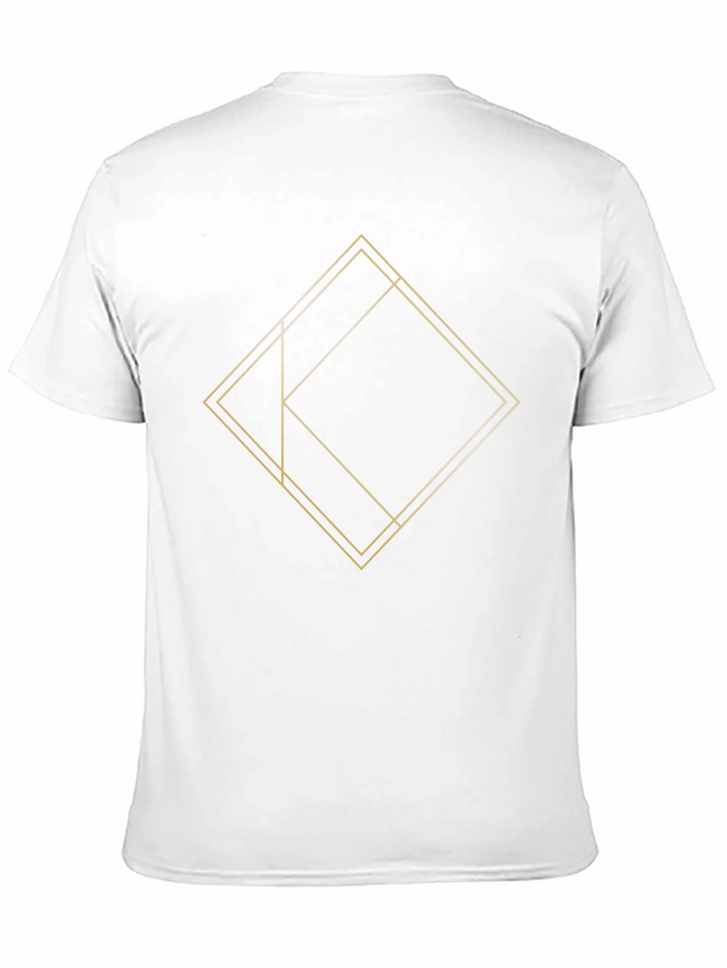 Geometric Line Art Graphic Tee - Modern Design