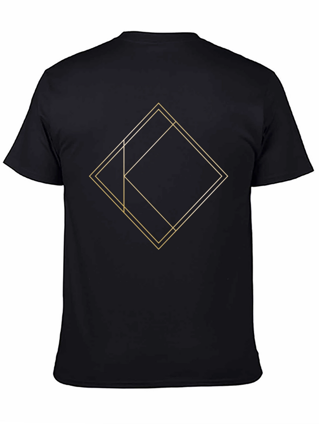 Geometric Line Art Graphic Tee - Modern Design