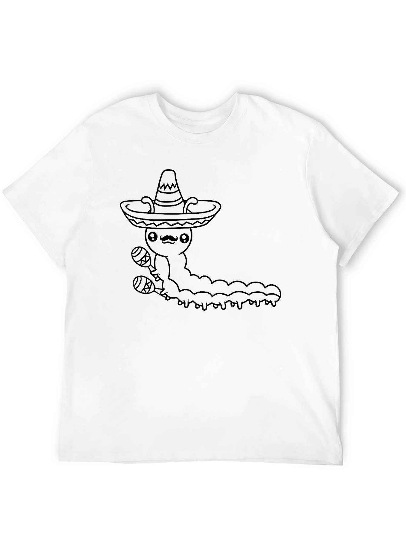 Mexican Caterpillar T-Shirt - Fun Graphic Tee