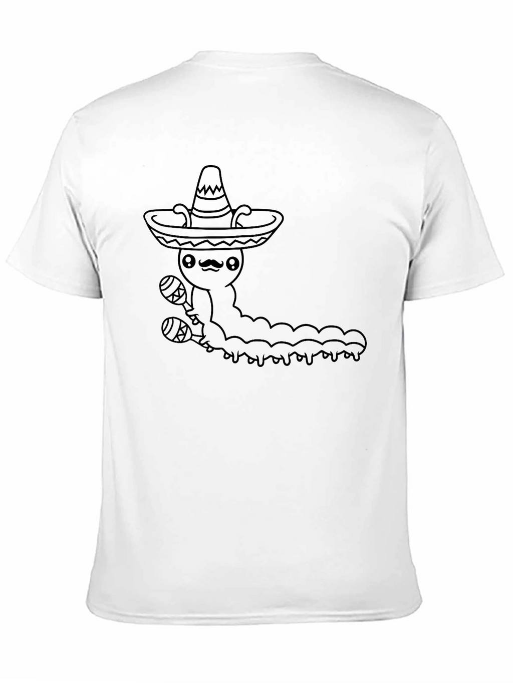 Mexican Caterpillar T-Shirt - Fun Graphic Tee