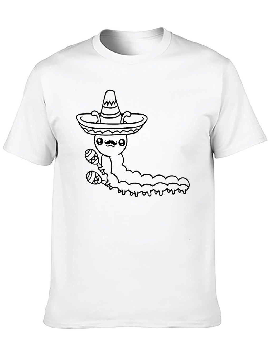 Mexican Caterpillar T-Shirt - Fun Graphic Tee