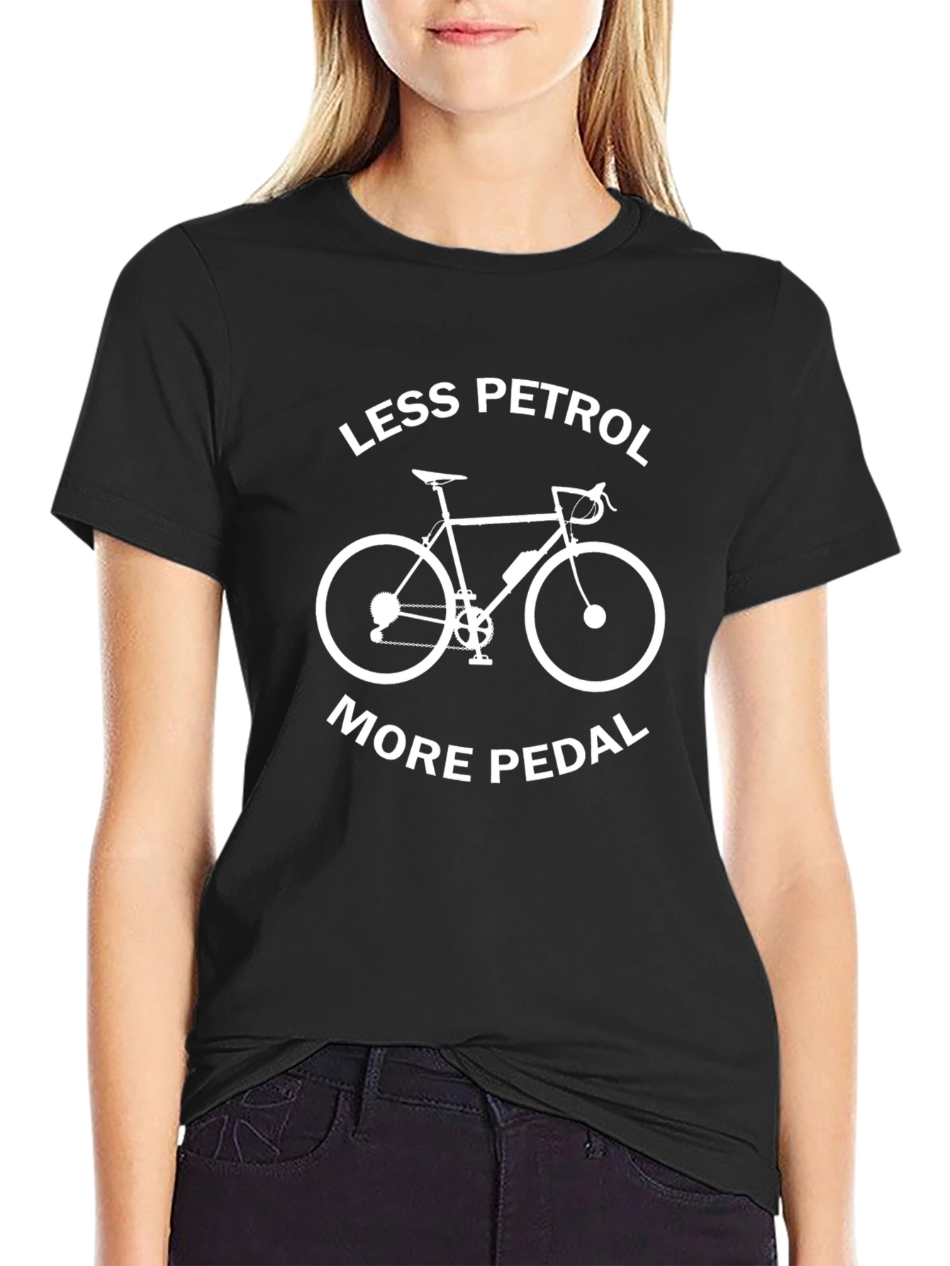 Less Petrol More Pedal Graphic Tee