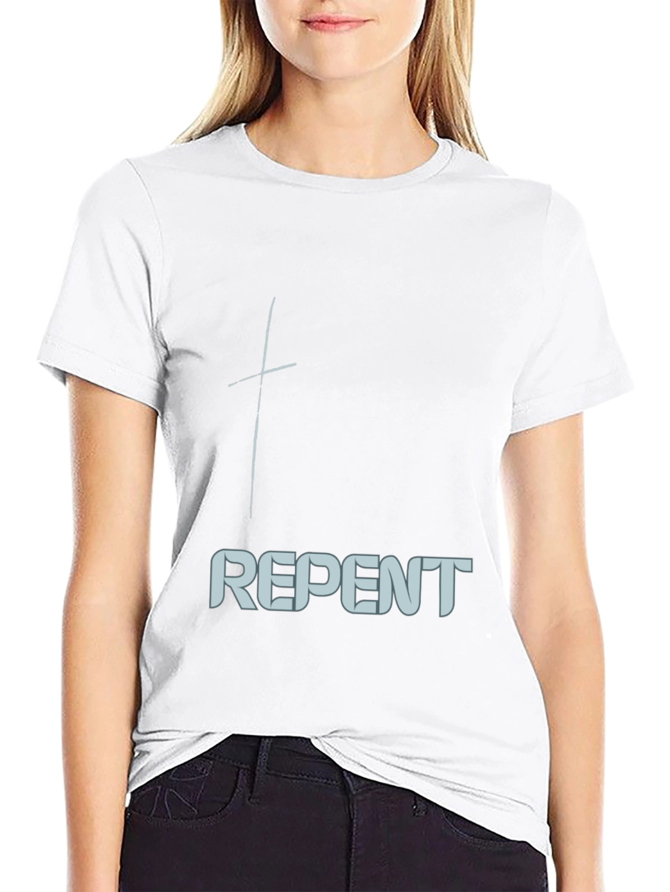 Repent Graphic Tee - Stylish Christian Apparel