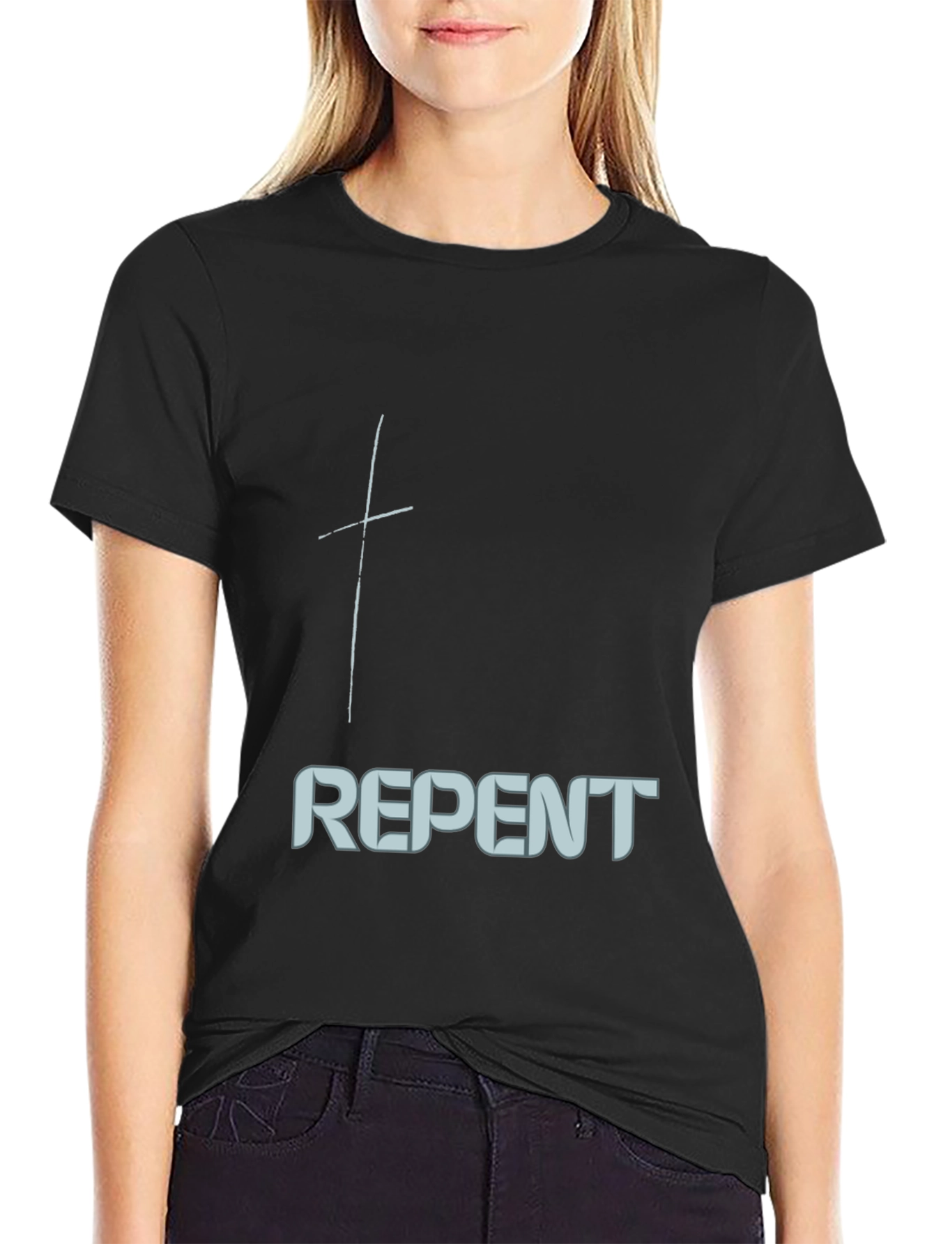 Repent Graphic Tee - Stylish Christian Apparel