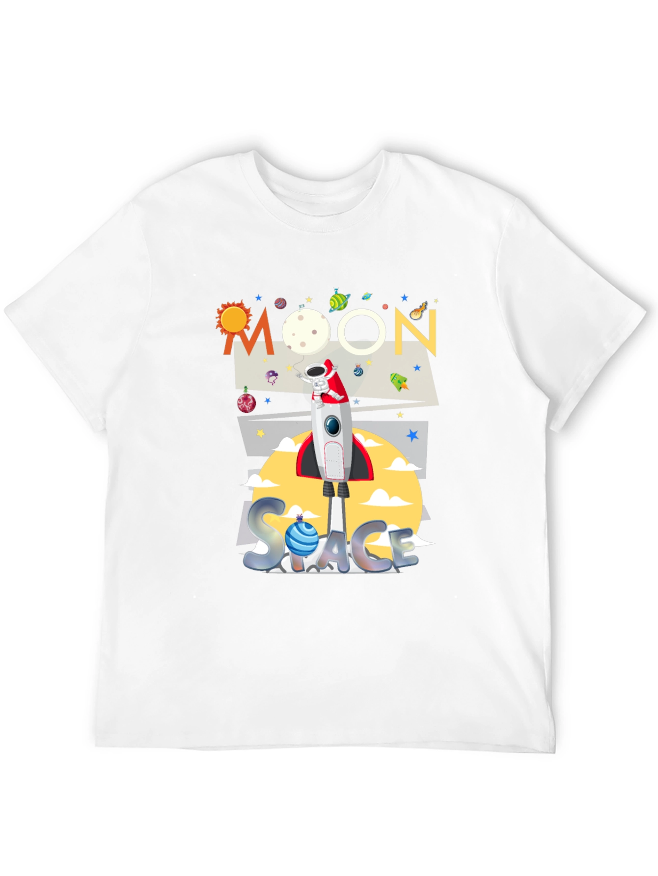 Moon Space Graphic T-Shirt