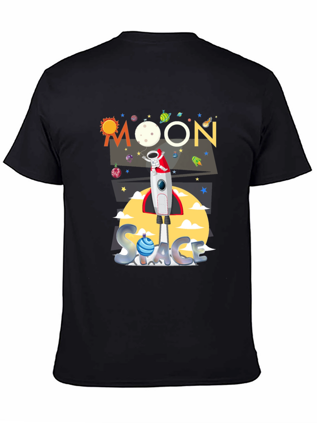 Moon Space Graphic T-Shirt