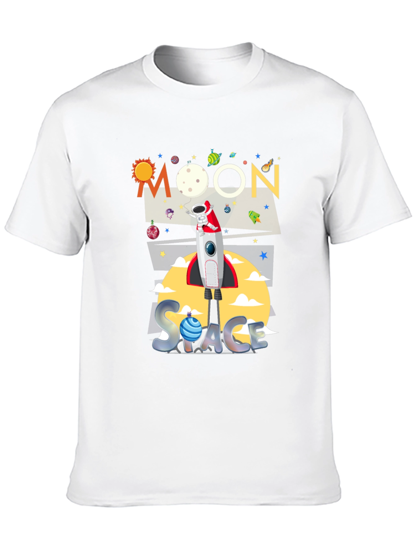 Moon Space Graphic T-Shirt