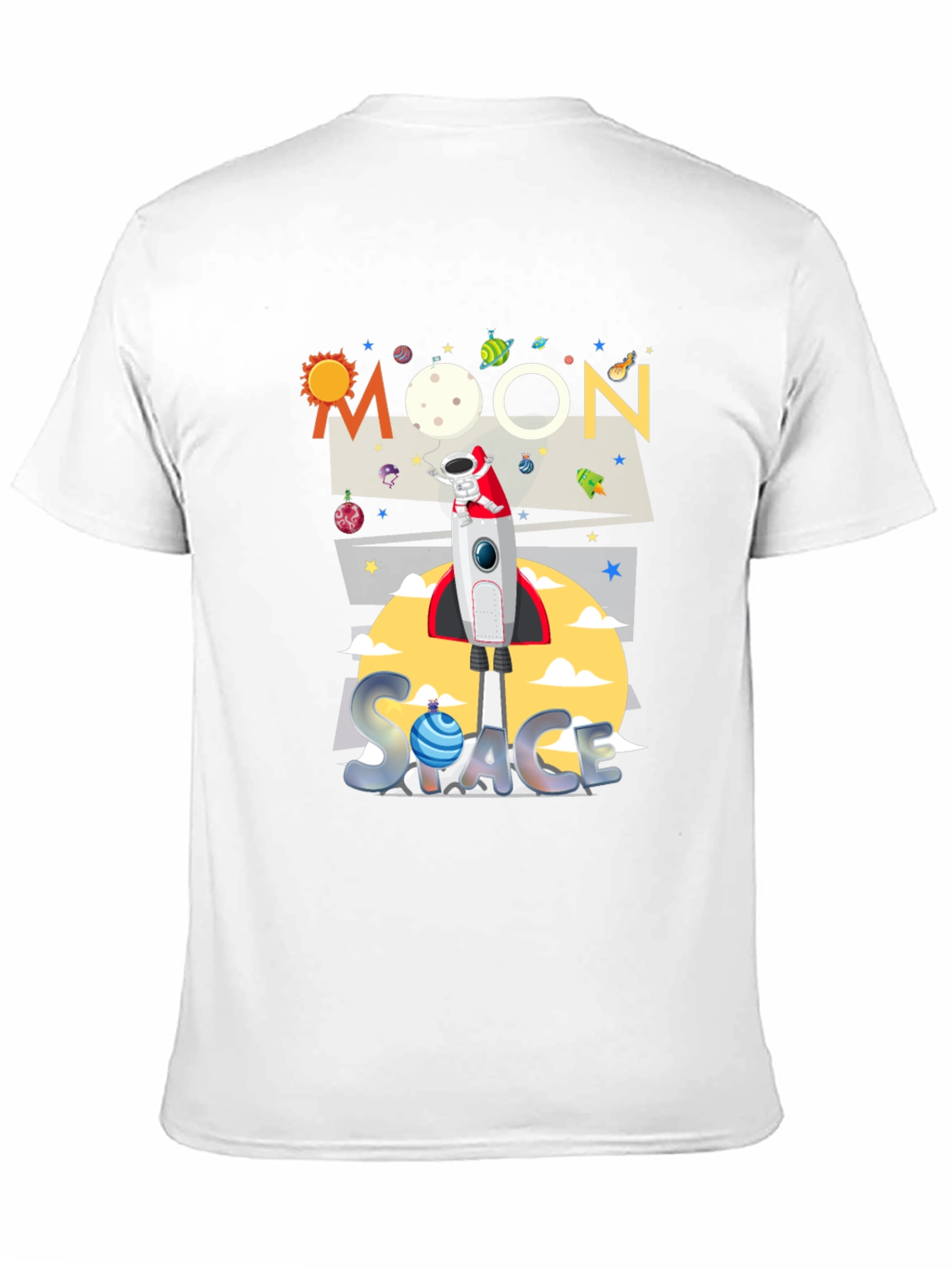 Moon Space Graphic T-Shirt