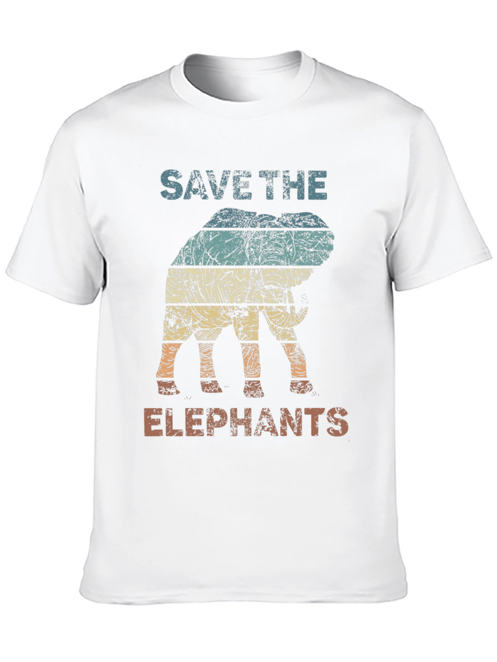 Save the Elephants Graphic Tee - Black