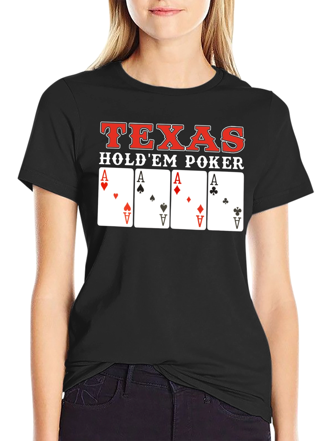 Texas Holdem Poker Card Aces T-Shirt