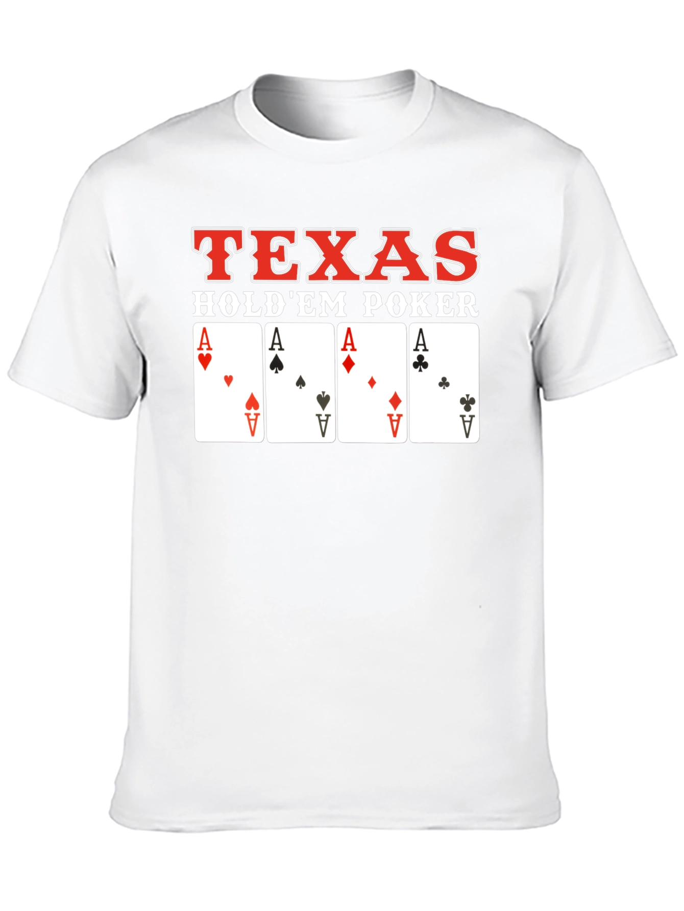 Texas Holdem Poker Card Aces T-Shirt