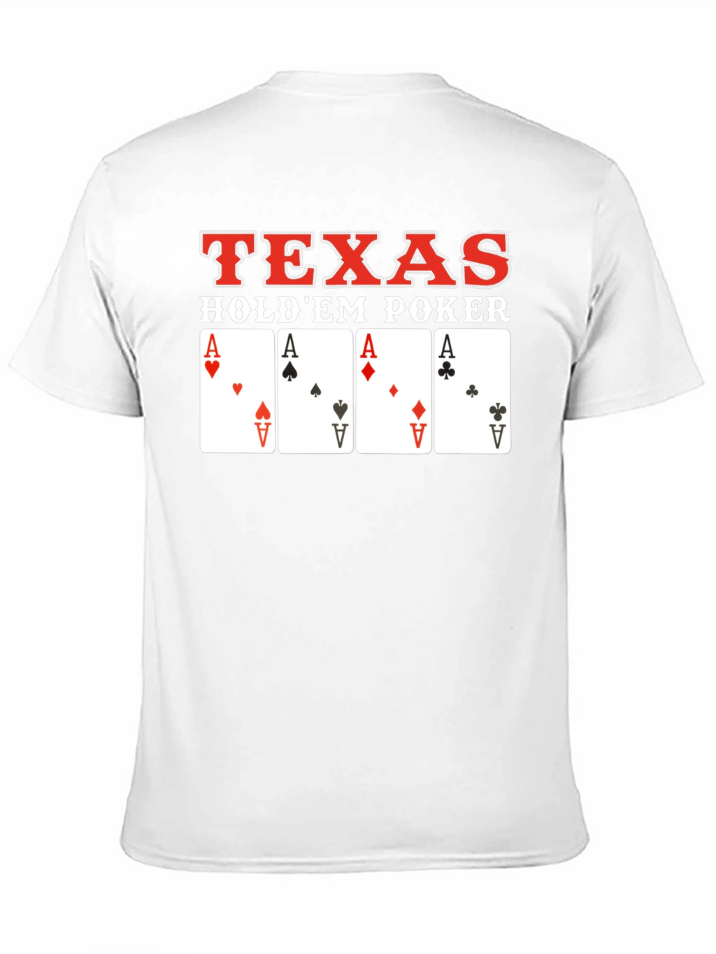 Texas Holdem Poker Card Aces T-Shirt