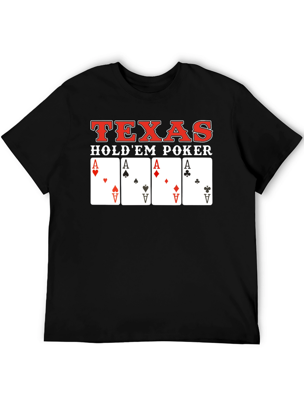 Texas Holdem Poker Card Aces T-Shirt