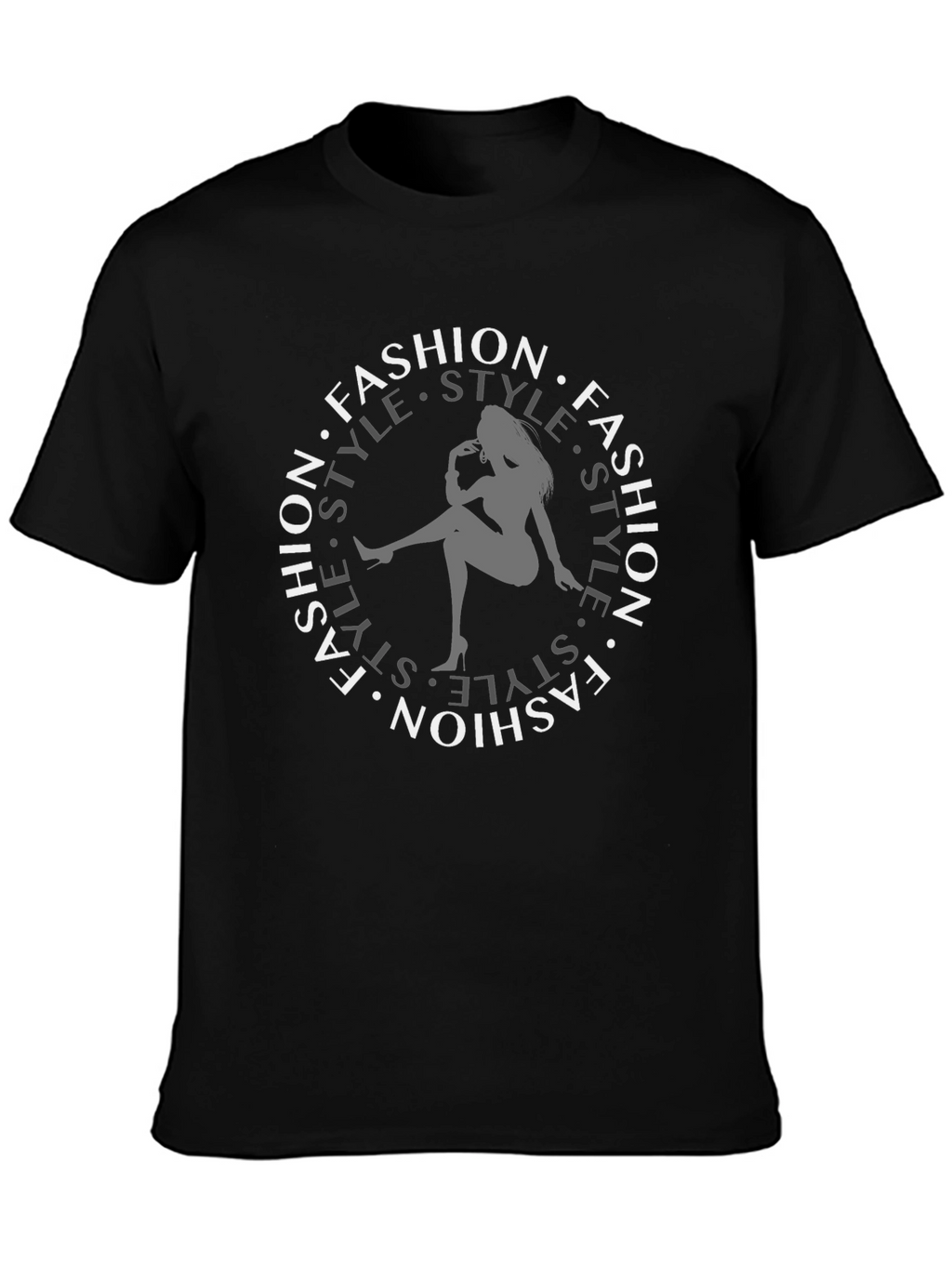 Fashion Style Black Tee