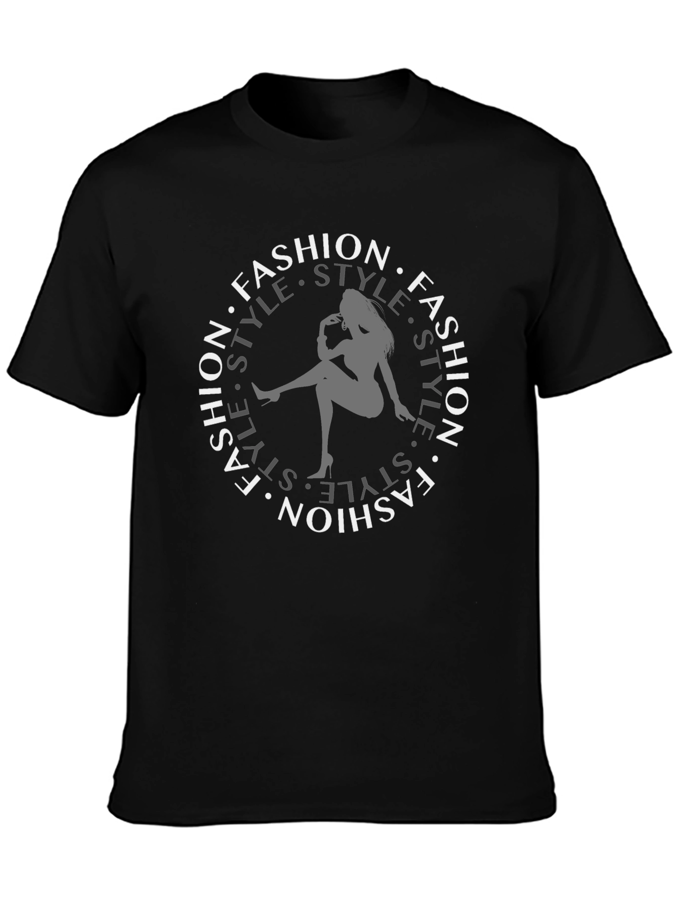 Fashion Style Black Tee