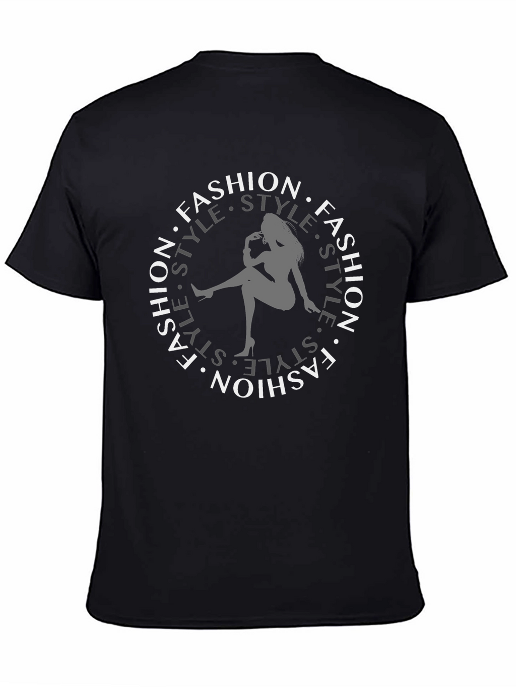 Fashion Style Black Tee