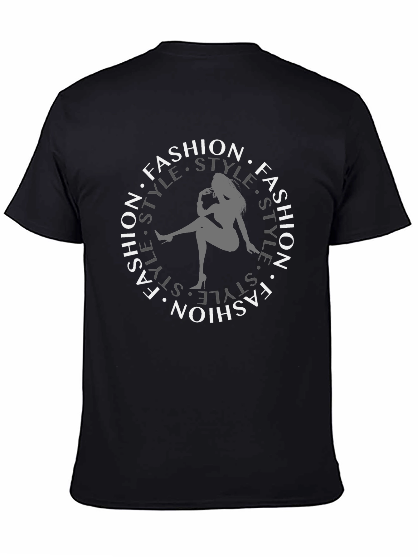 Fashion Style Black Tee