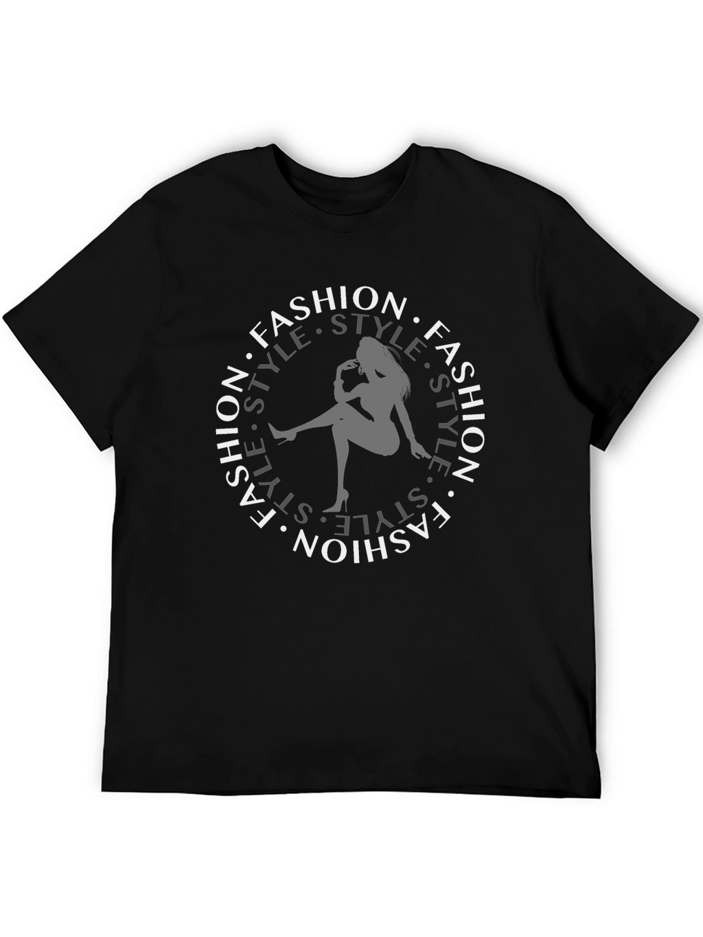 Fashion Style Black Tee
