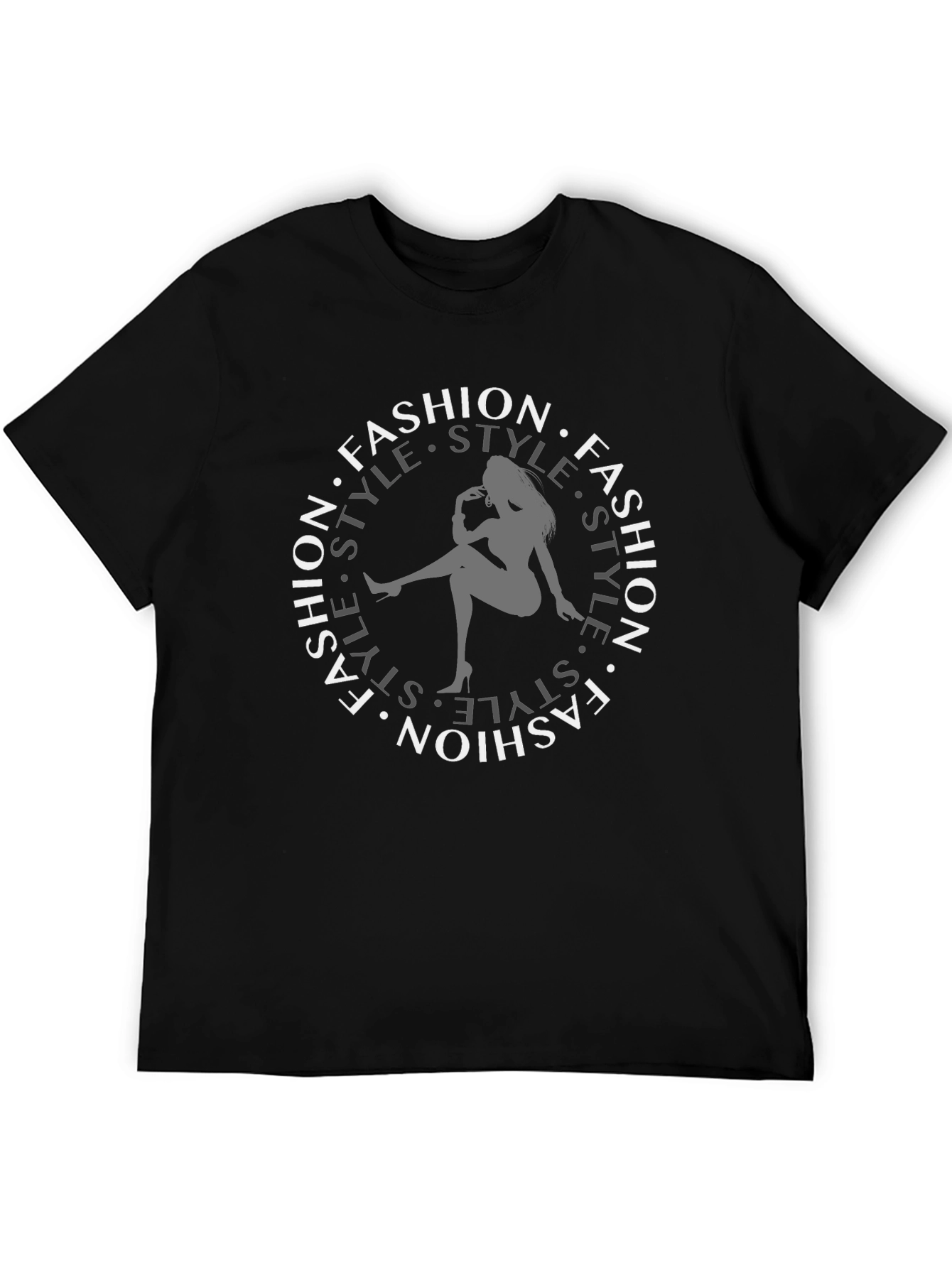 Fashion Style Black Tee