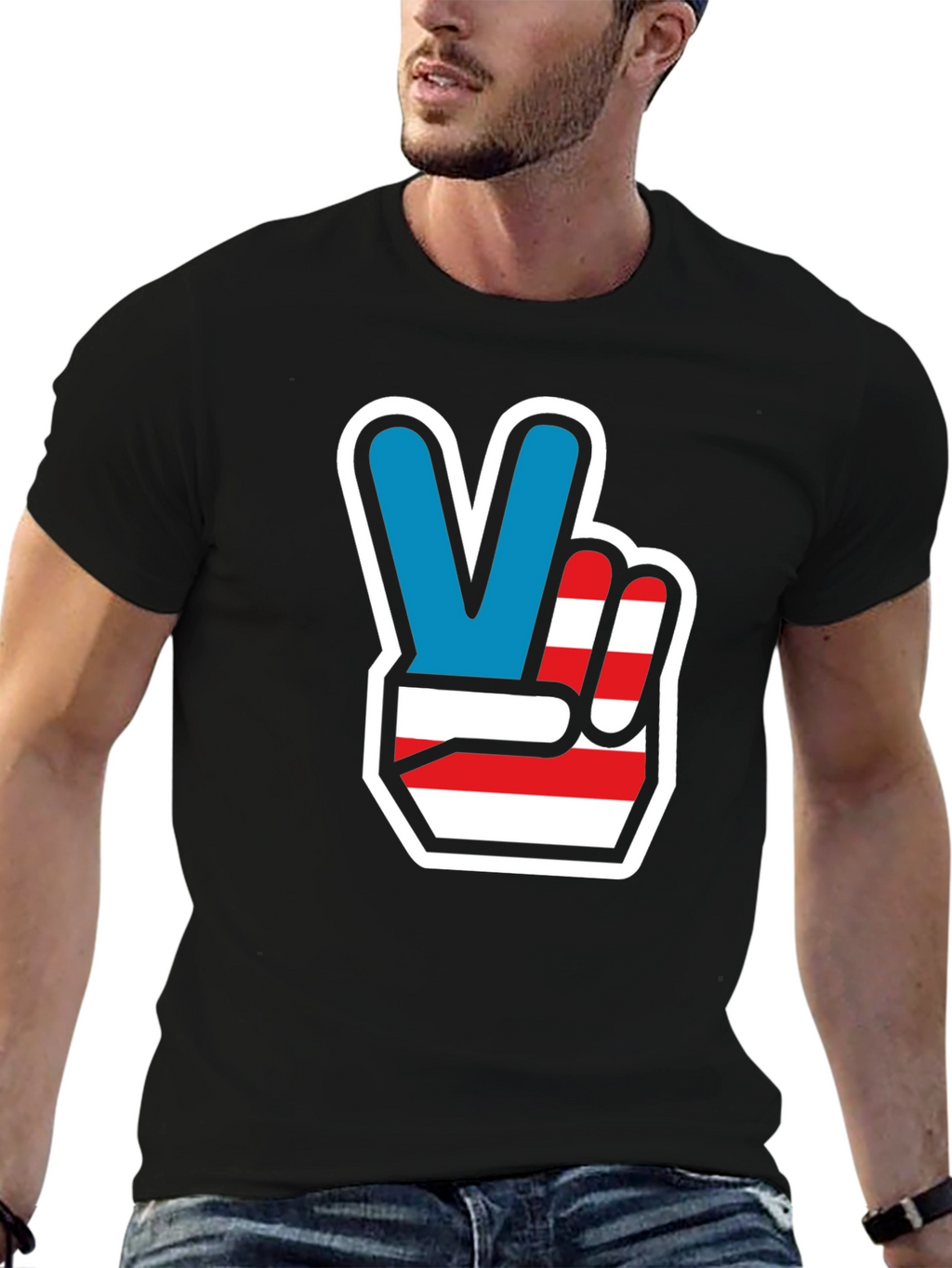 Patriotic Peace Sign T-Shirt