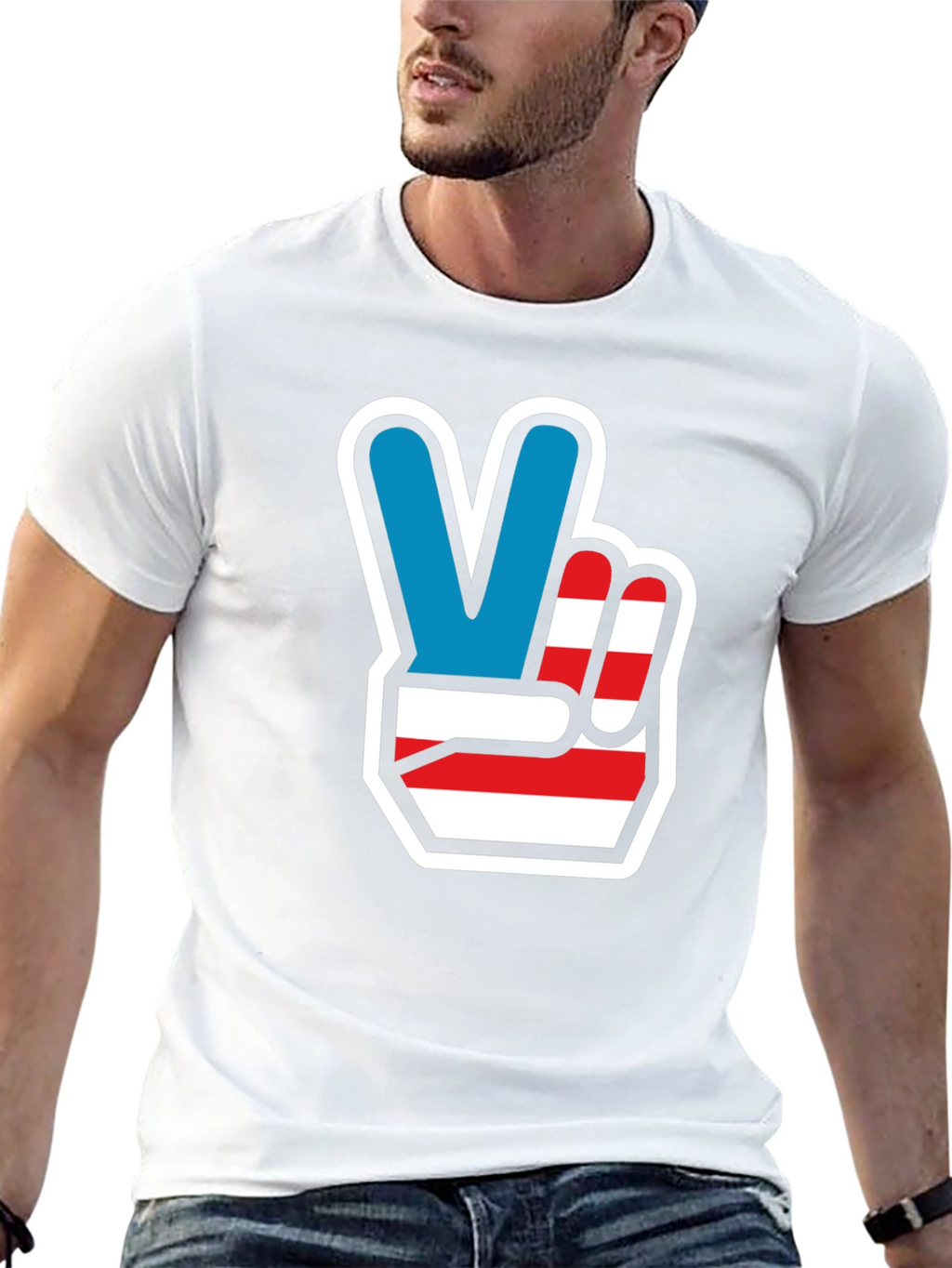 Patriotic Peace Sign T-Shirt