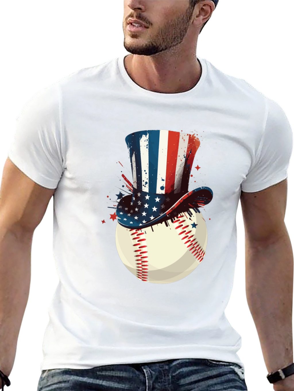 Patriotic Baseball T-Shirt
