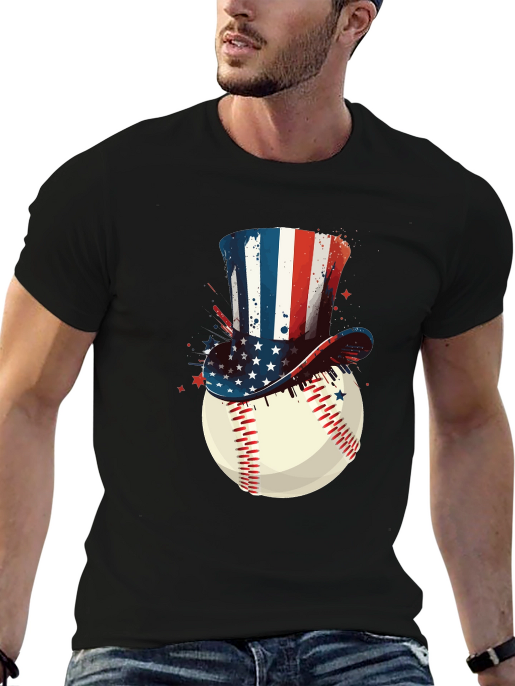 Patriotic Baseball T-Shirt