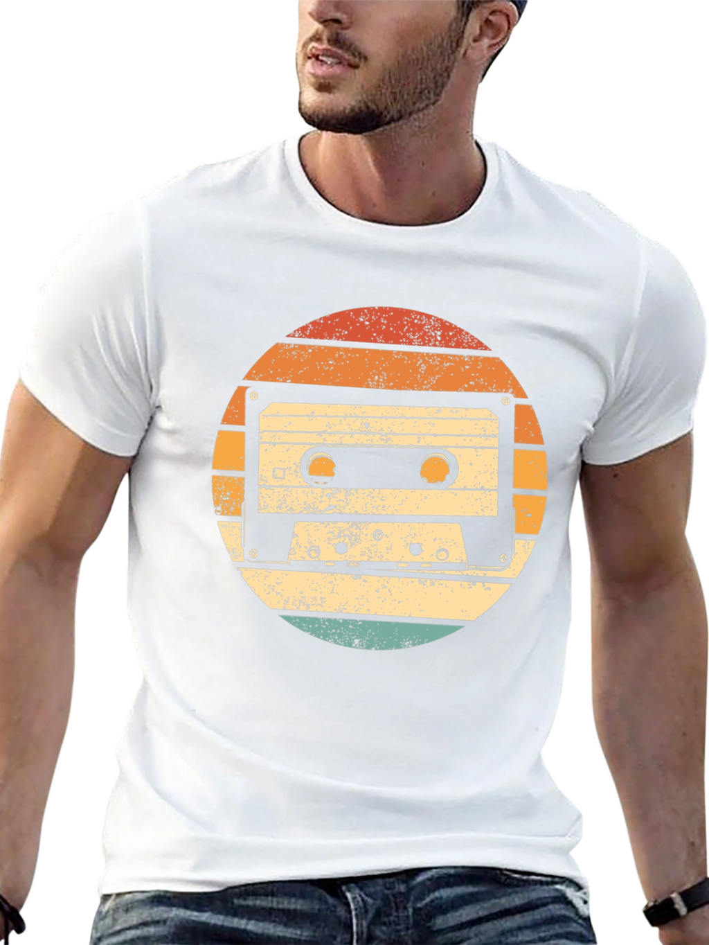 Retro Cassette Tape Graphic T-Shirt