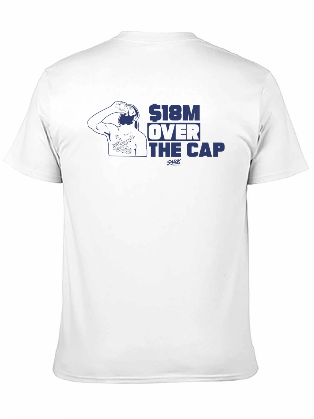 $18M Over The Cap Graphic T-Shirt - Black