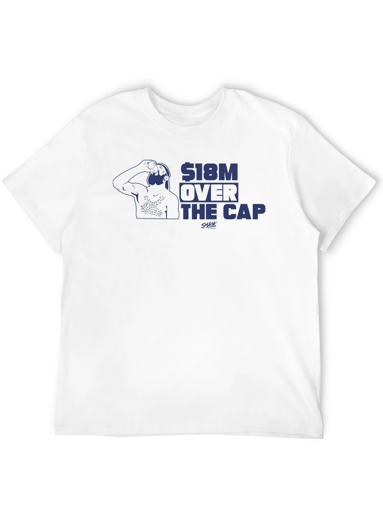 $18M Over The Cap Graphic T-Shirt - Black