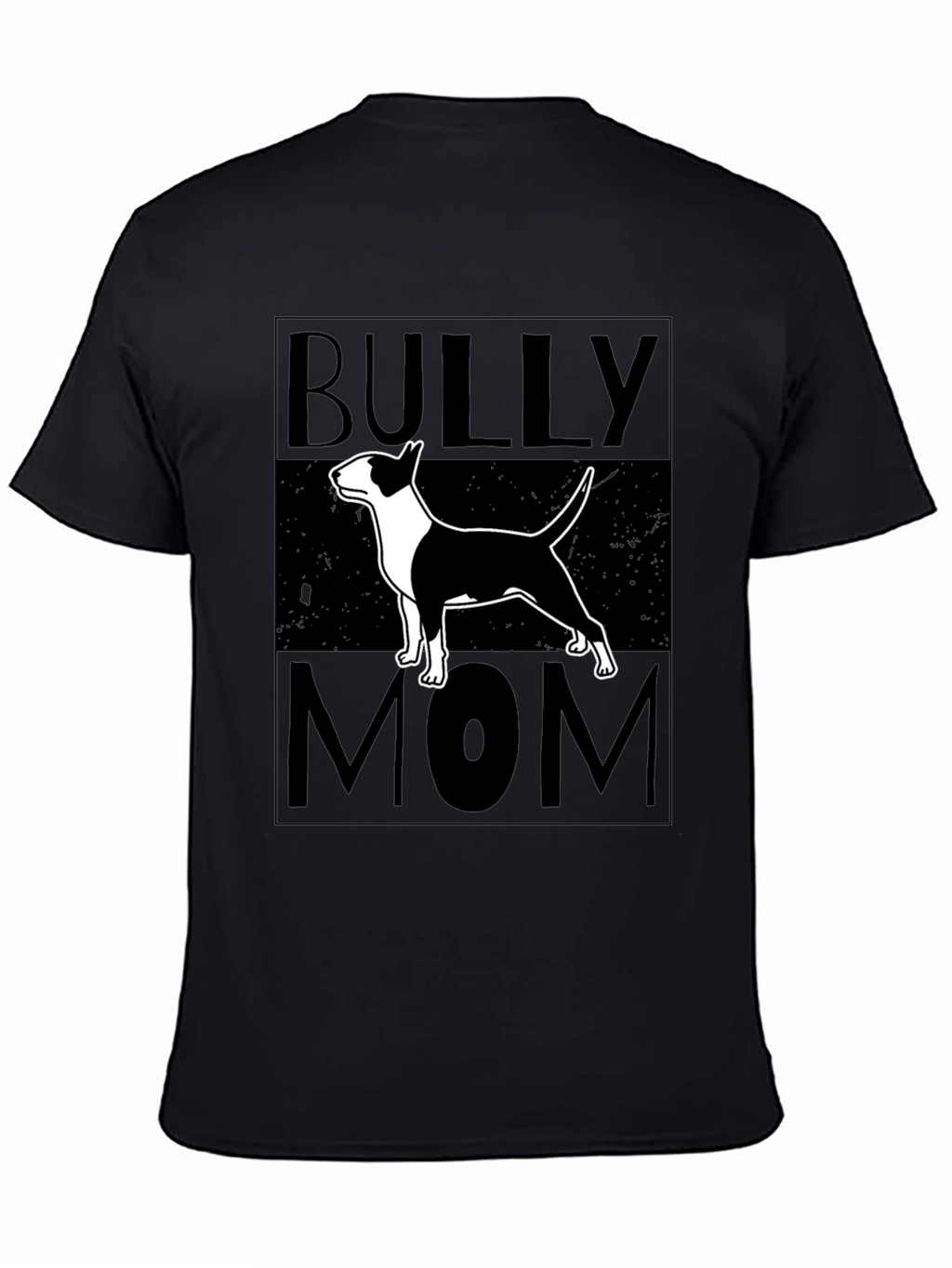 Bully Mom Black Graphic T-Shirt