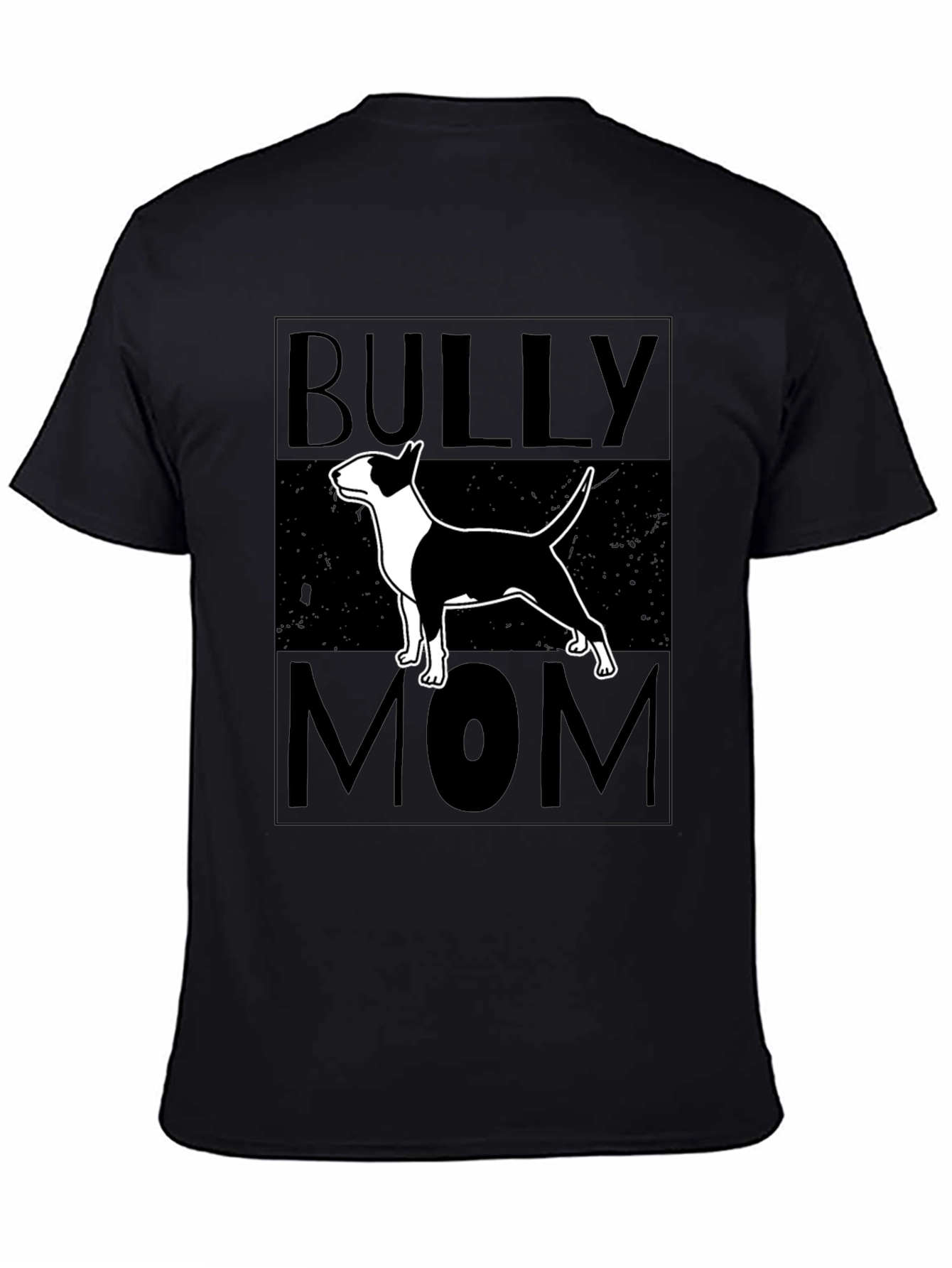 Bully Mom Black Graphic T-Shirt