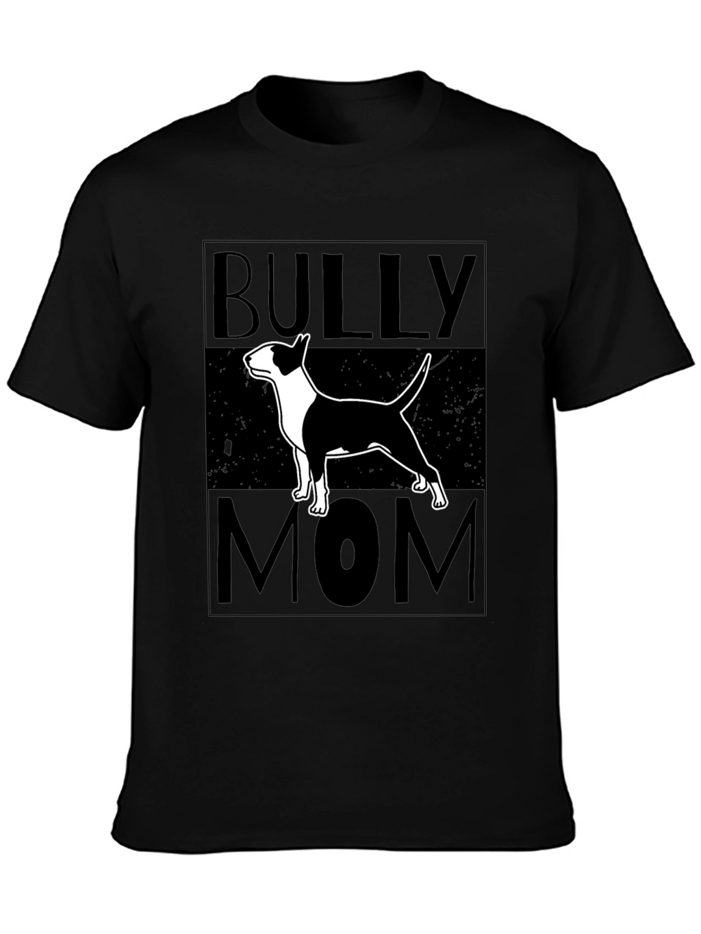 Bully Mom Black Graphic T-Shirt