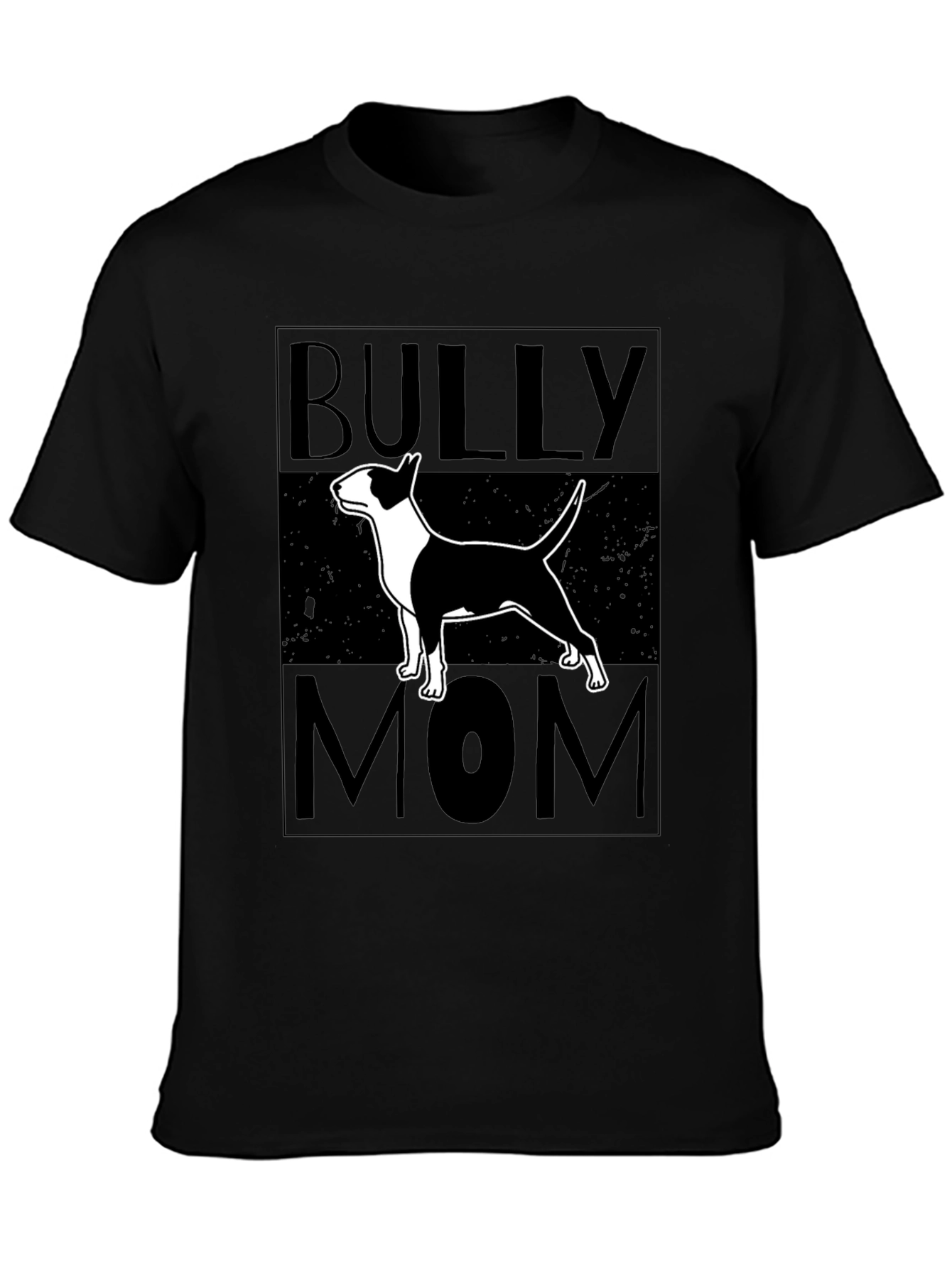 Bully Mom Black Graphic T-Shirt