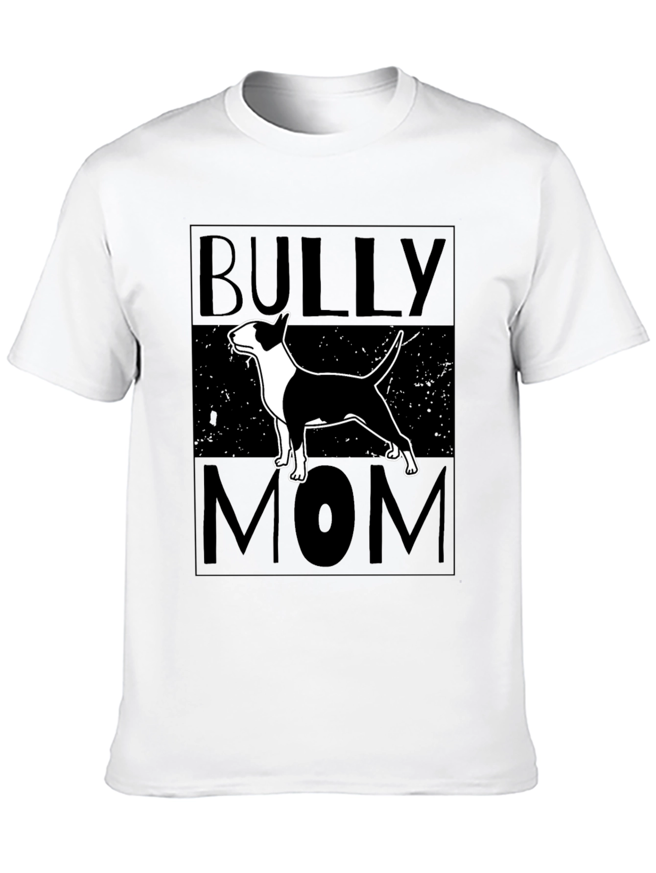 Bully Mom Black Graphic T-Shirt