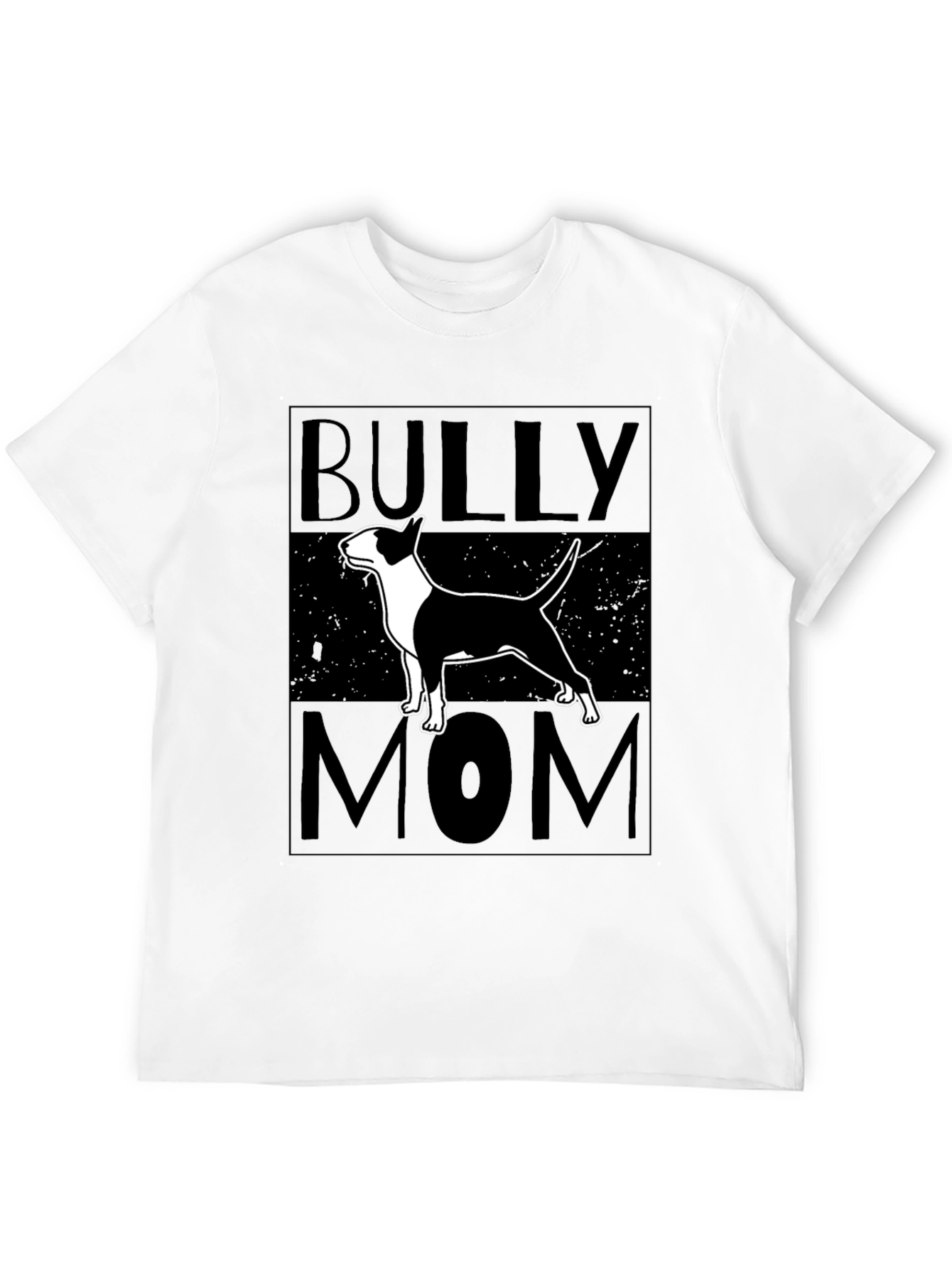 Bully Mom Black Graphic T-Shirt