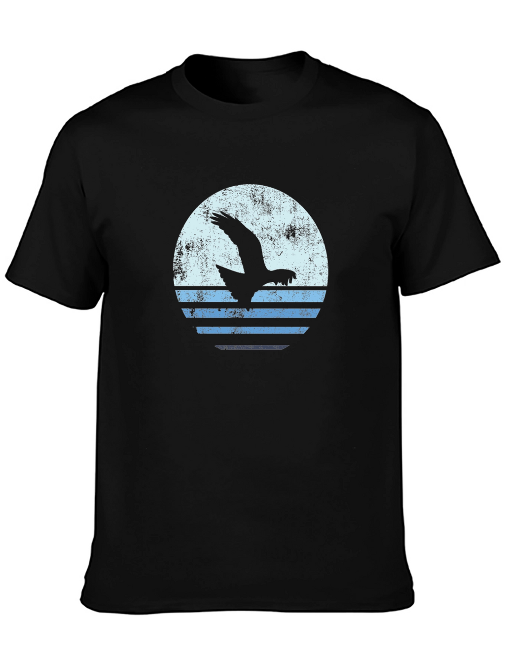 Retro Eagle Sunset Graphic Tee