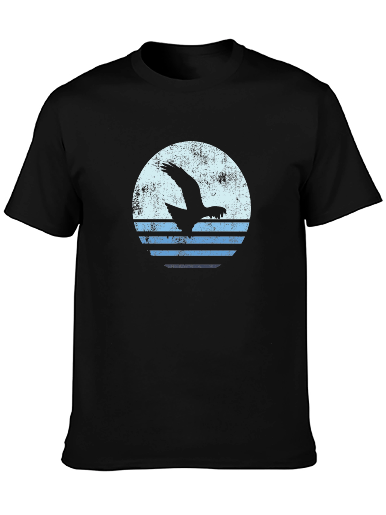 Retro Eagle Sunset Graphic Tee