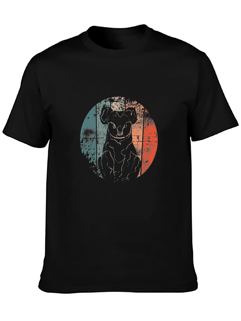Retro Koala Graphic T-Shirt - Black
