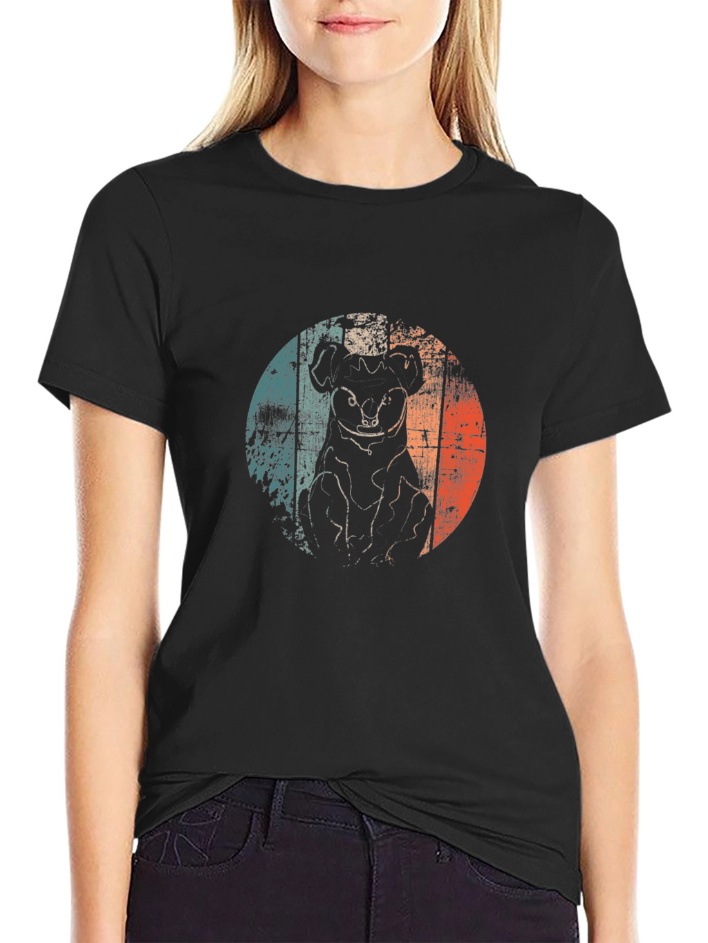 Retro Koala Graphic T-Shirt - Black
